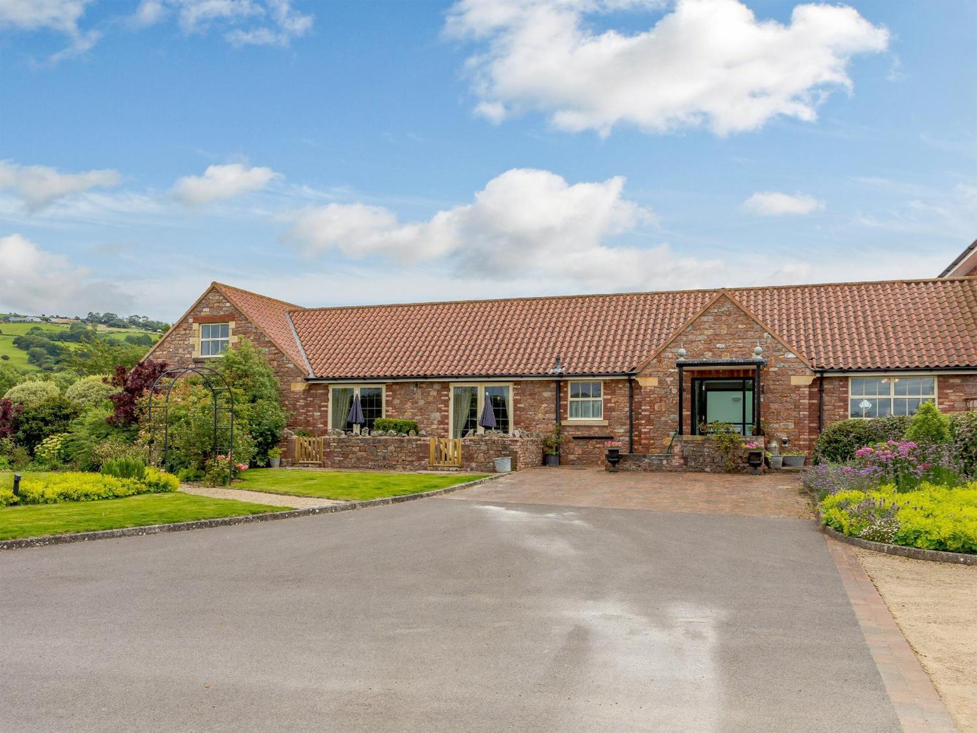 The Stables Villa Cheddar Buitenkant foto